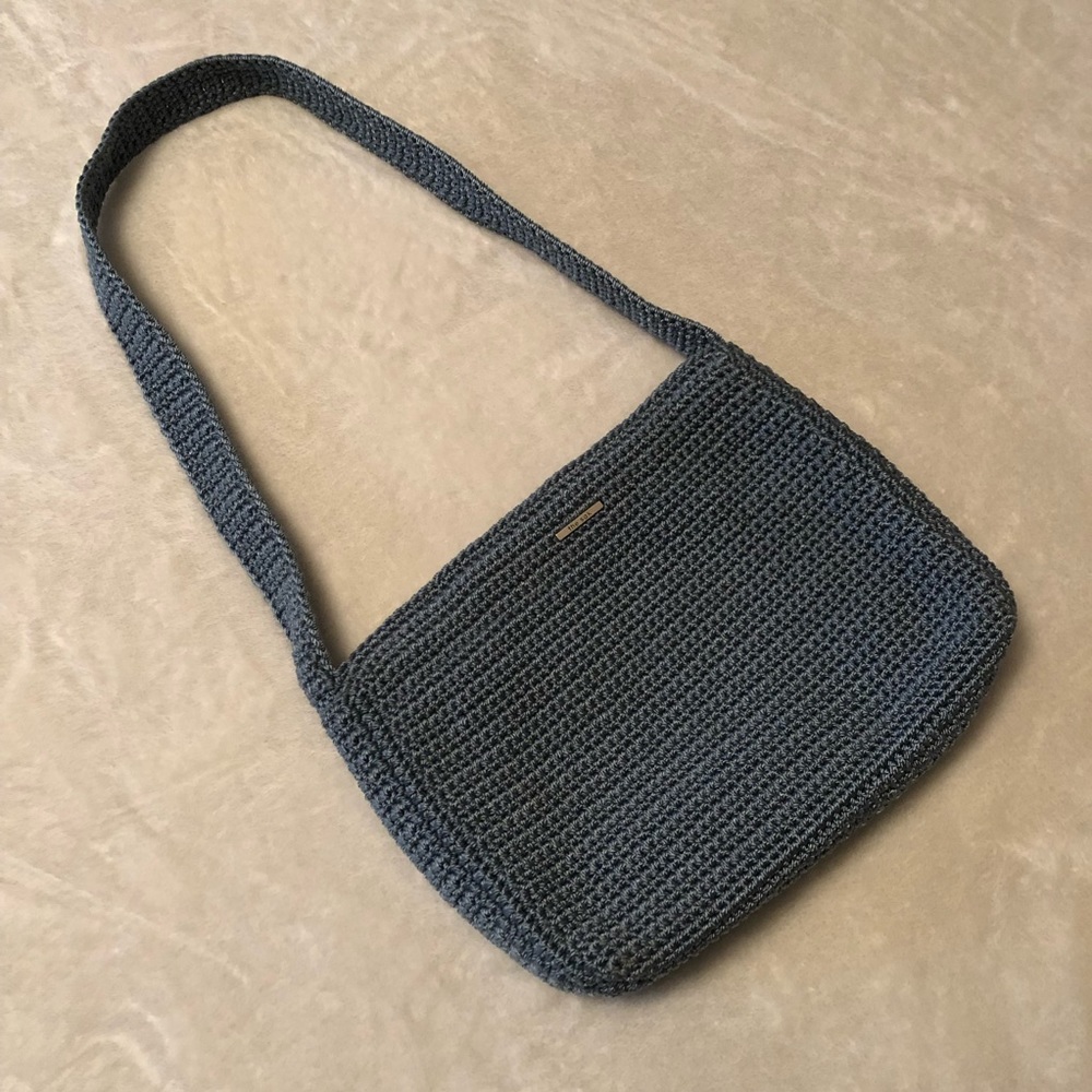 The Sak blue crochet purse!